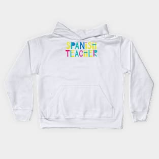 Spanish Teacher Gift Idea Cute Back to School Kids Hoodie